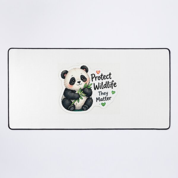 Item preview, Protect Wildlife They Matter – Cute Panda Animal Sticker designed and sold by LearnFunStore.