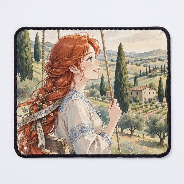 Item preview, Redhead in Italy ?? | Tuscany Summer designed and sold by DibujandoPorfa.