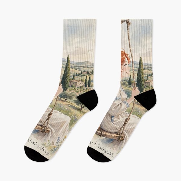 Item preview, Redhead in Italy ?? | Tuscany Summer designed and sold by DibujandoPorfa.