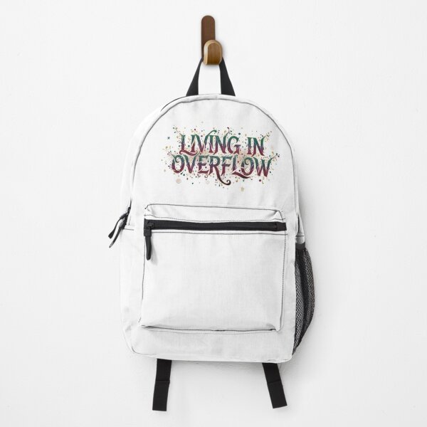 Item preview, Living in Overflow | Faith Abundance Typography designed and sold by Brand Uno Studio.