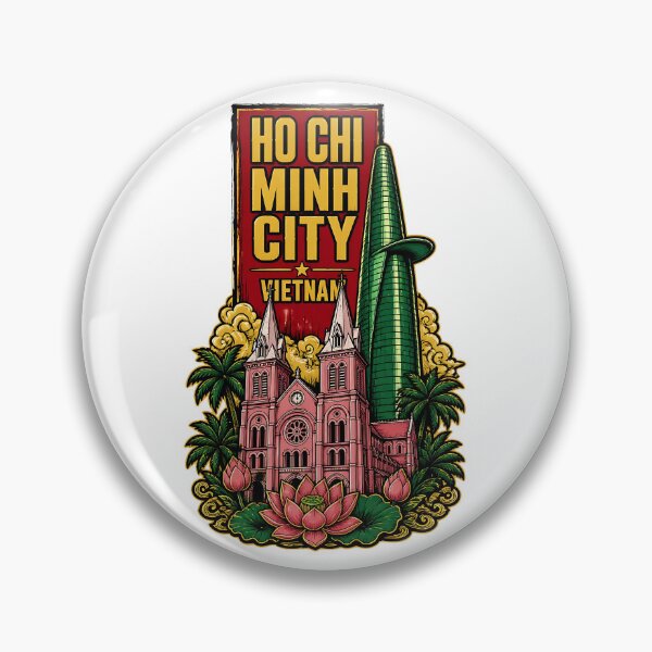 Item preview, Ho Chi Minh City Vietnam Vintage Travel Tourism designed and sold by TravelersGems.