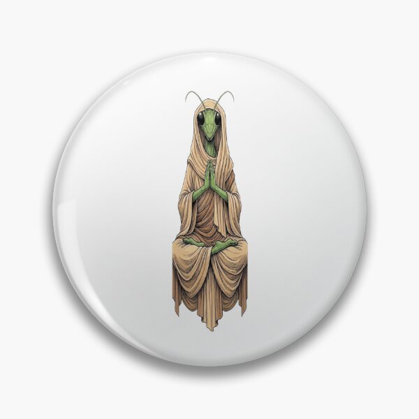 Item preview, Praying Mantis in Meditation – Spirit in Prayer T-Shirt designed and sold by Animal Cosmic Society.