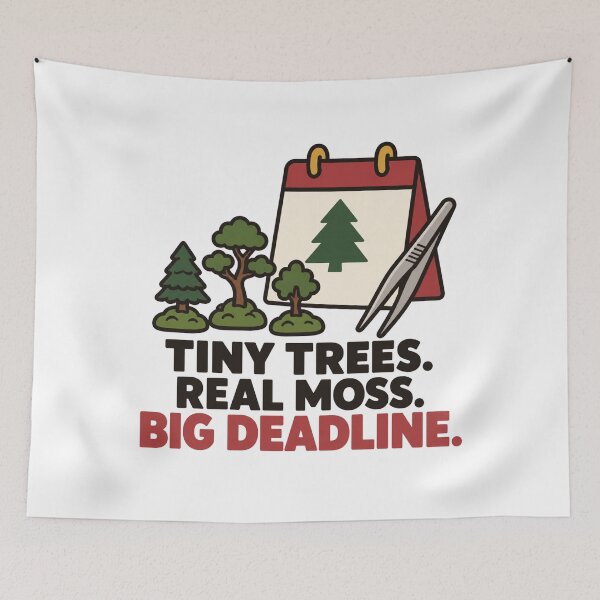 Item preview, Tiny Trees Real Moss Big Deadline Diorama Builder designed and sold by DreamLayerStudio.