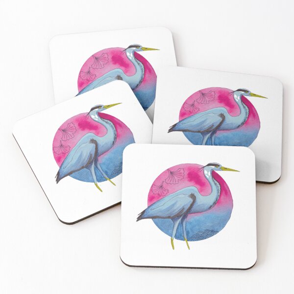 Item preview, Heron Sunset Art designed and sold by heleneapollines.