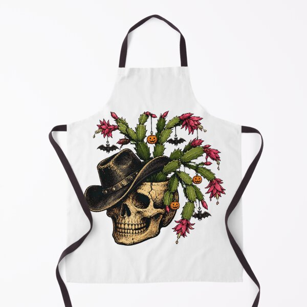Item preview, Western Gothic Skull Cactus Cowboy Hat Halloween designed and sold by nortowelcomics.