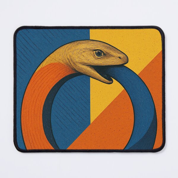 Item preview, Ouroboros Illustration – Symbol of Eternity and Rebirth designed and sold by GalleryKauffeld.