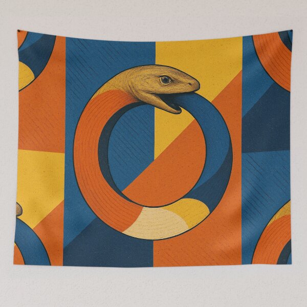 Item preview, Ouroboros Illustration – Symbol of Eternity and Rebirth designed and sold by GalleryKauffeld.