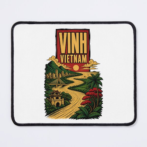 Item preview, Vinh Vietnam Vintage Travel Tourism designed and sold by TravelersGems.