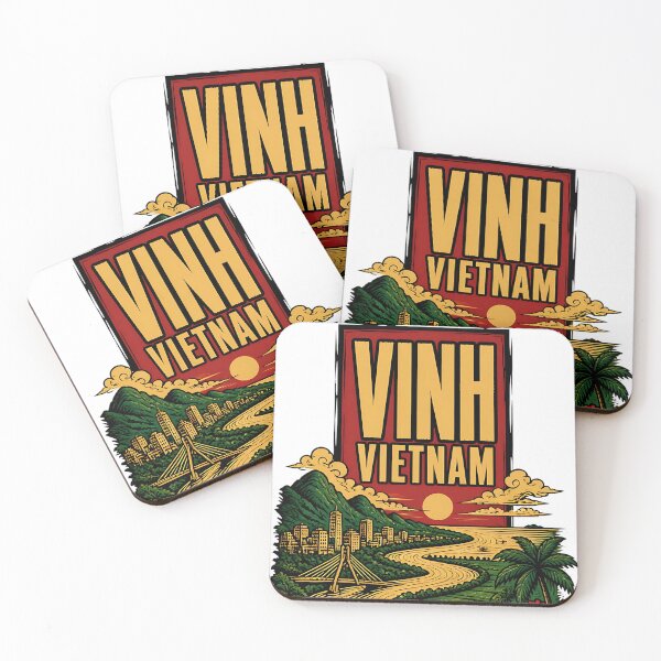 Item preview, Vinh Vietnam Vintage Travel Tourism designed and sold by TravelersGems.