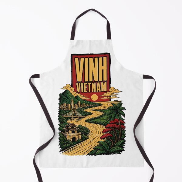 Artikelvorschau, Vinh, Vietnam – Vintage-Reisen und Tourismus entworfen und verkauft von TravelersGems.