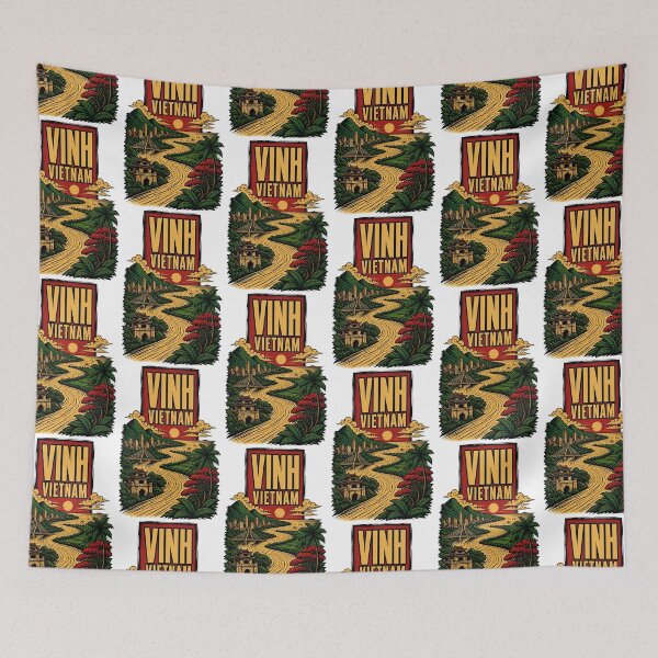 Item preview, Vinh Vietnam Vintage Travel Tourism designed and sold by TravelersGems.