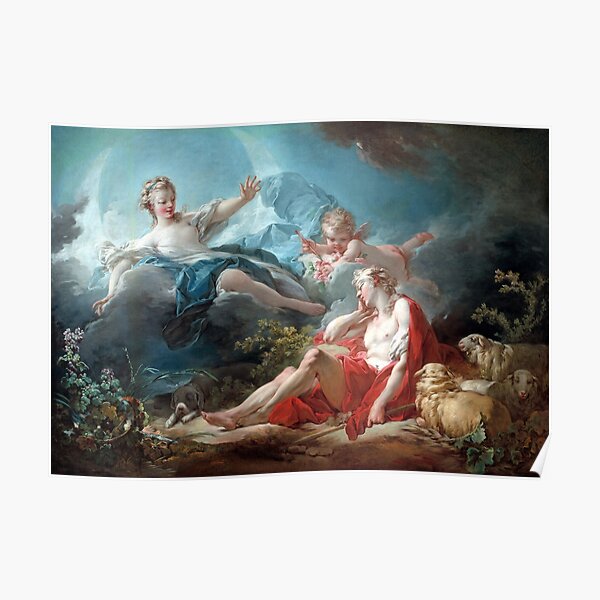 Jean-Honoré Fragonard Diana and Endymion Poster