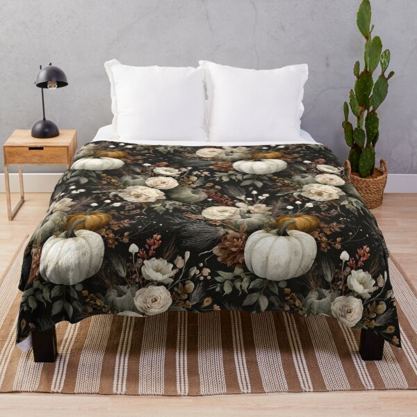 Item preview, Moonlit Pumpkin Harvest designed and sold by ColorFlowArt.