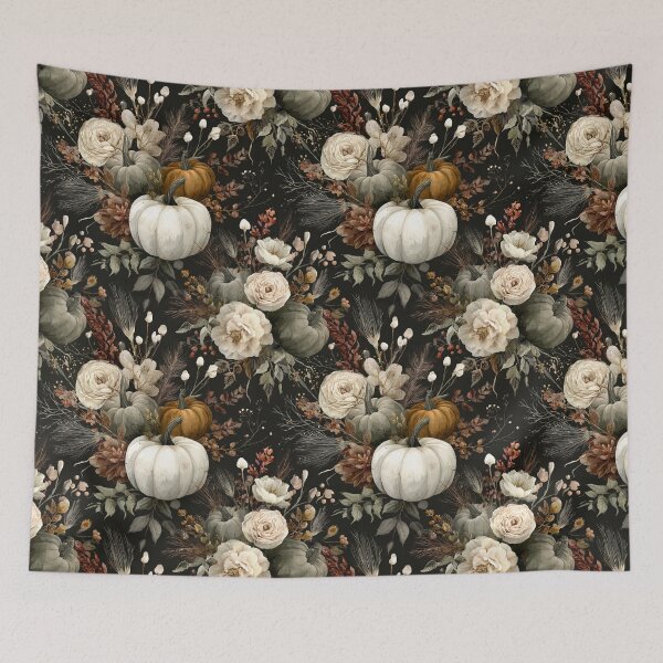 Item preview, Moonlit Pumpkin Harvest designed and sold by ColorFlowArt.