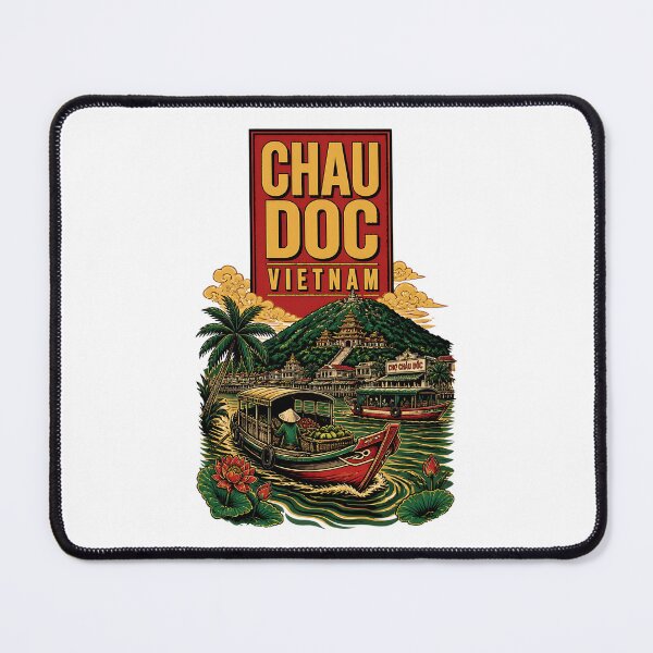 Item preview, Chau Doc Vietnam Vintage Travel Tourism designed and sold by TravelersGems.