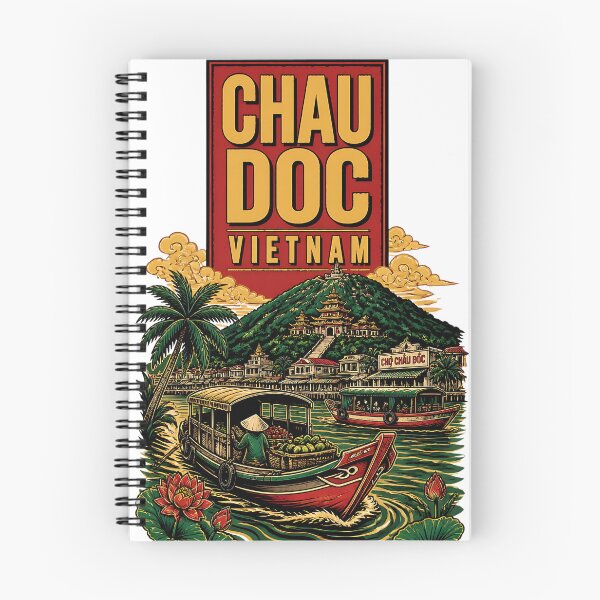 Item preview, Chau Doc Vietnam Vintage Travel Tourism designed and sold by TravelersGems.