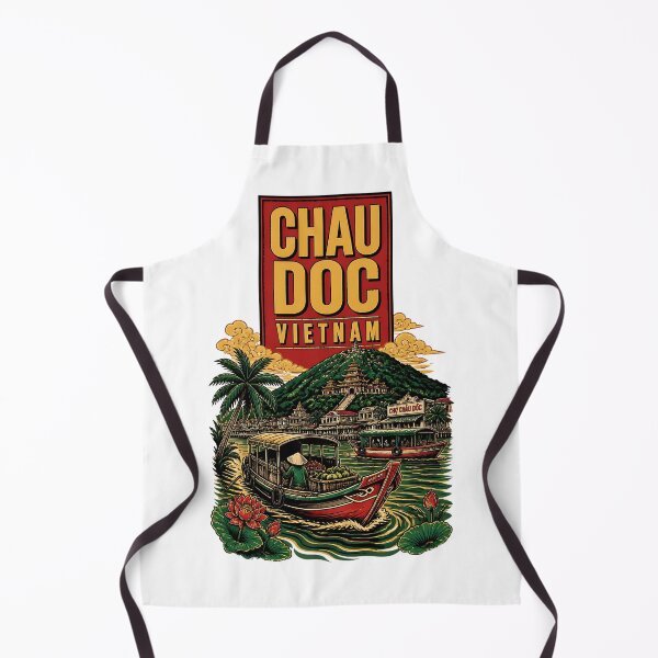 Item preview, Chau Doc Vietnam Vintage Travel Tourism designed and sold by TravelersGems.