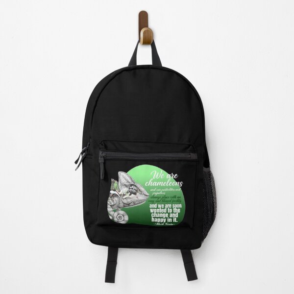 Item preview, We Are Chameleons And Our Partialities Change Place - Mark Twain Quote designed and sold by Vibe-Vary.