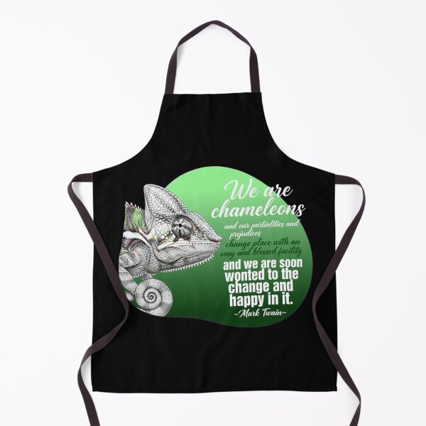Item preview, We Are Chameleons And Our Partialities Change Place - Mark Twain Quote designed and sold by Vibe-Vary.