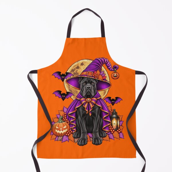 Item preview, Cane Corso Halloween Witch Costume & Spooky Pumpkin designed and sold by PixelsPaws.
