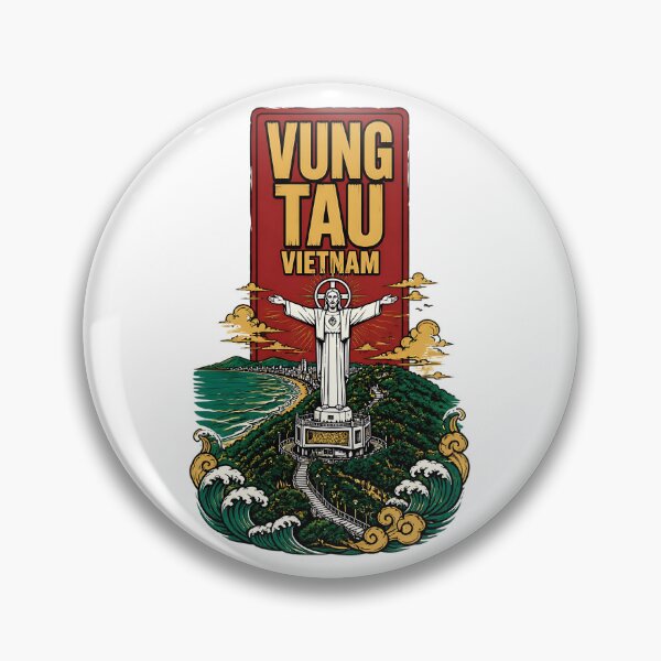 Item preview, Vung Tau Vietnam Viajes Vintage Turismo designed and sold by TravelersGems.