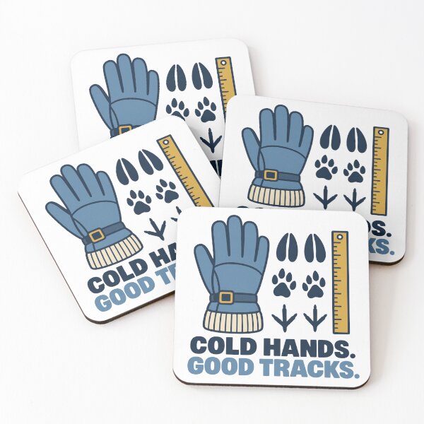 Item preview, Cold Hands Good Tracks Wildlife Tracking designed and sold by DreamLayerStudio.