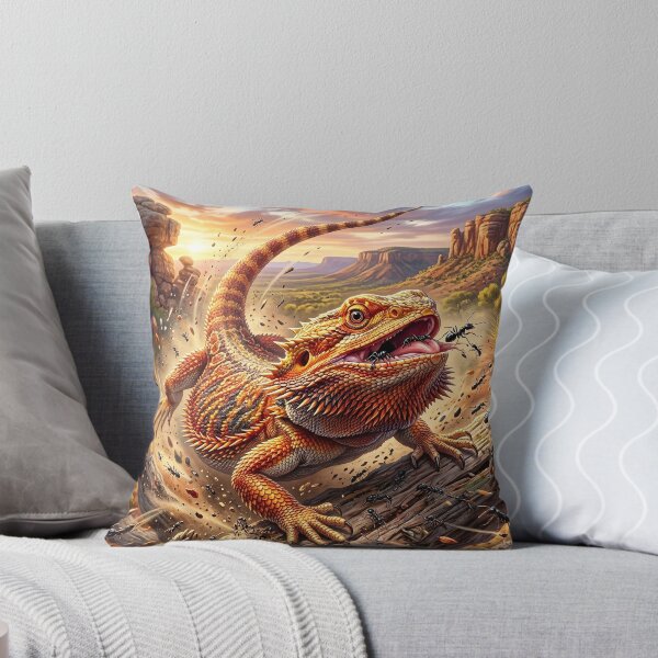 Item preview, Desert Bearded Dragon - Ant Feast designed and sold by Lucid Dream Pixel.