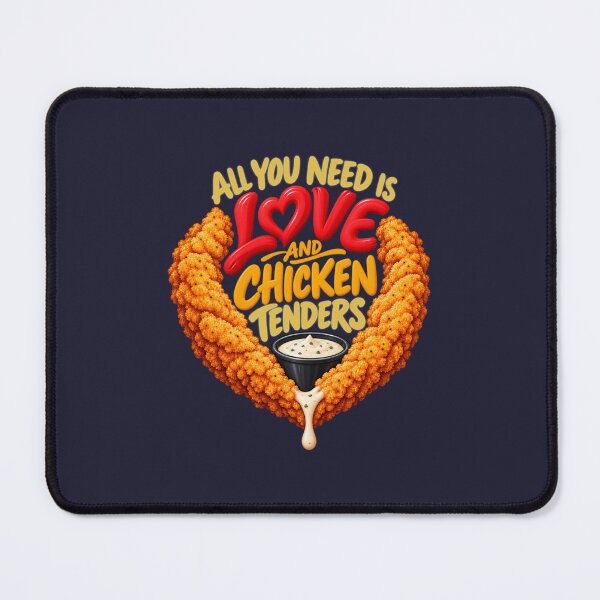 Item preview, Love and Chicken Tenders Food Humor designed and sold by PunchDrop.