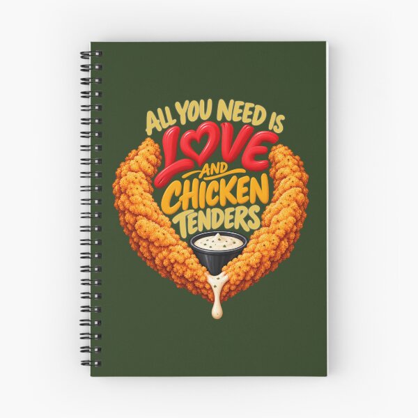 Item preview, Love and Chicken Tenders Food Humor designed and sold by PunchDrop.