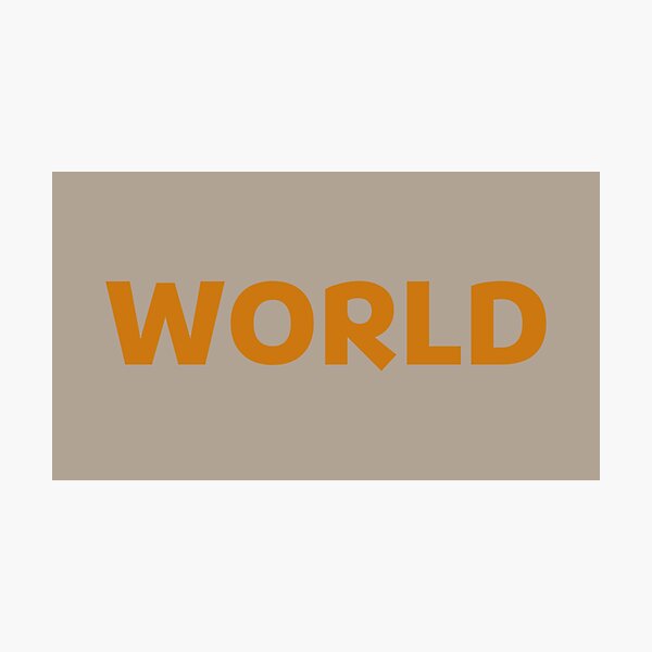 Item preview, World designed and sold by PierreAlbijanic.