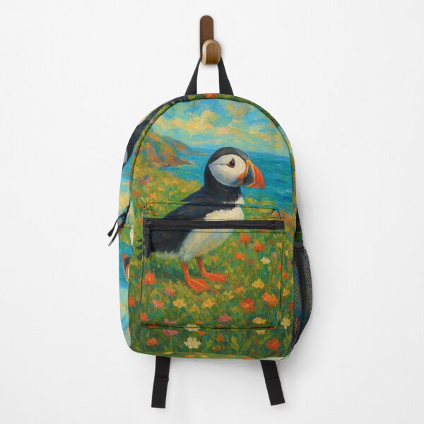 Item preview, Puffin Painting – Charming Seabird by the Ocean designed and sold by GalleryKauffeld.