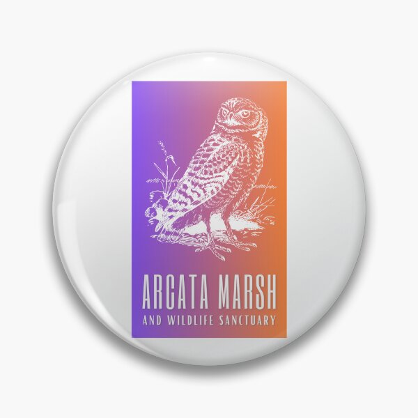 Item preview, Arcata Marsh and Wildlife Sanctuary Humboldt Nature California Owl Bird designed and sold by vle707.