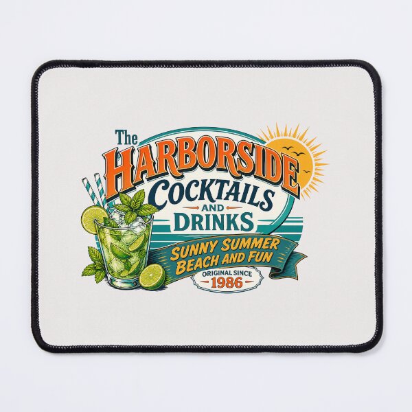 Item preview, Harborside Cocktails Vintage Beach designed and sold by TshirtsOnline-.
