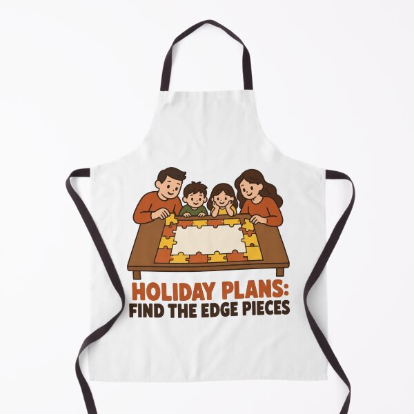 Item preview, Holiday Plans Find The Edge Pieces Family Puzzle designed and sold by DreamLayerStudio.