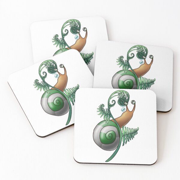 Item preview, Gray Aromantic Fern Pride Snail designed and sold by PrideSnails.