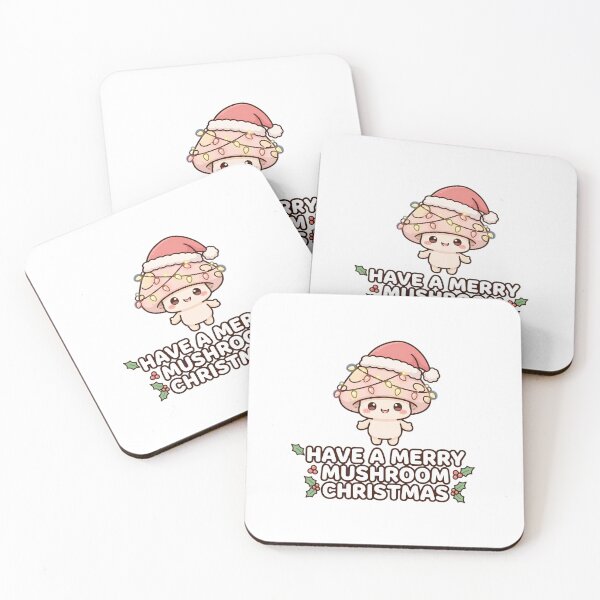 Item preview, Merry Mushroom Christmas Funny Holiday Fungi Gift designed and sold by ItsTheBeaz.