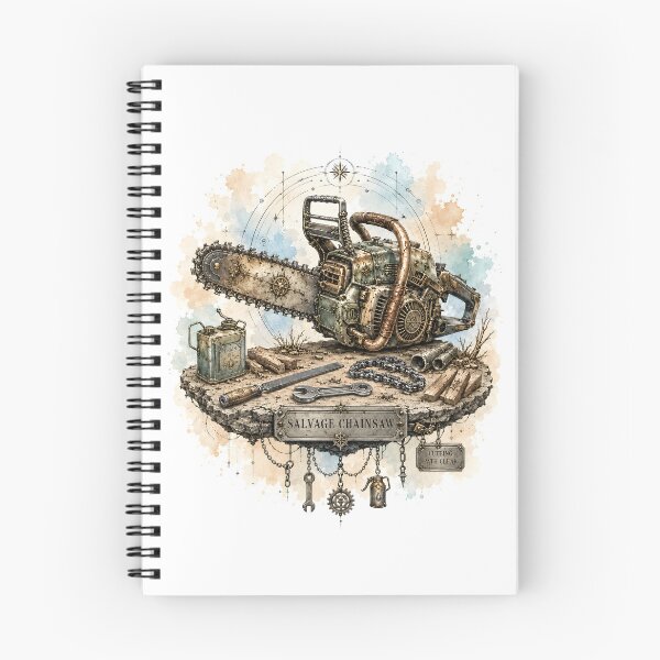 Item preview, Rustpunk Salvage Chainsaw - Cutting Path Clear designed and sold by Shadow Sprite Art.