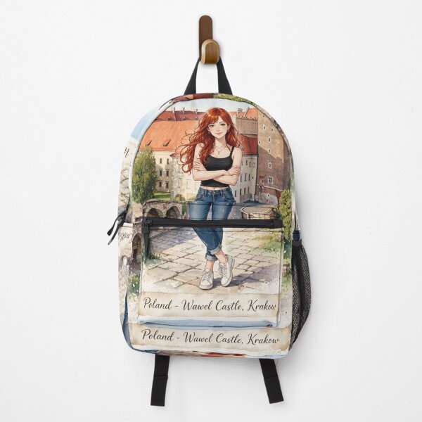Item preview, Redhead in Krakow Poland - Wawel Castle designed and sold by DibujandoPorfa.