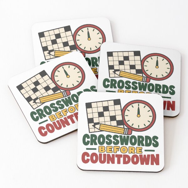 Item preview, Crosswords Before Countdown New Years Eve designed and sold by DreamLayerStudio.