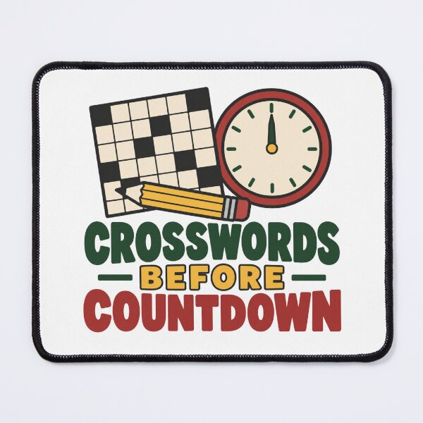 Item preview, Crosswords Before Countdown New Years Eve designed and sold by DreamLayerStudio.
