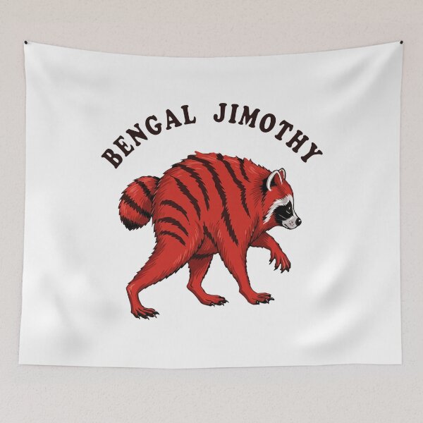 Item preview, Cincinnati Bengal Jimothy Raccoon designed and sold by yuckticke.