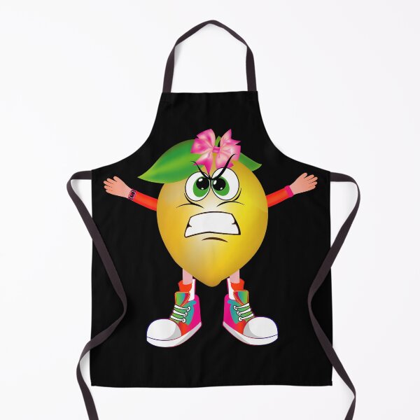 Item preview, Angry Lemon Animated Character Girl Version designed and sold by ExpressiveToon.