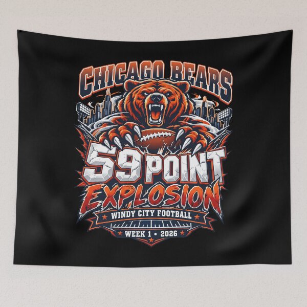 Item preview, Chicago Bears 59 Point Explosion Windy City Football Week 1 2026 designed and sold by yuckticke.