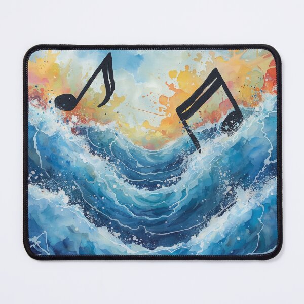 Item preview, Ocean Music Notes Comforter & Shower Curtain Set. designed and sold by fbtrisha.