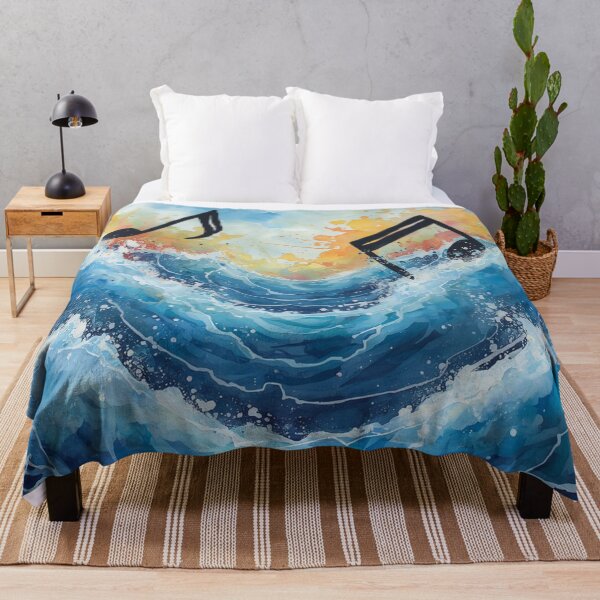 Item preview, Ocean Music Notes Comforter & Shower Curtain Set. designed and sold by fbtrisha.