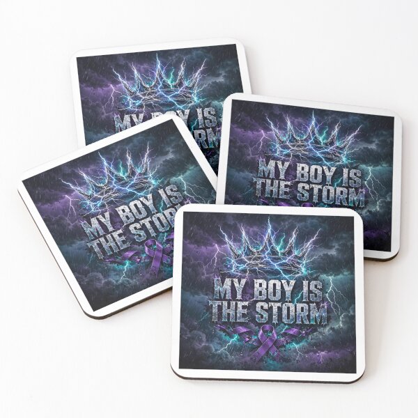 Item preview, My Boy Is The Storm — Epilepsy Warrior Sticker designed and sold by MommaWarrior18.