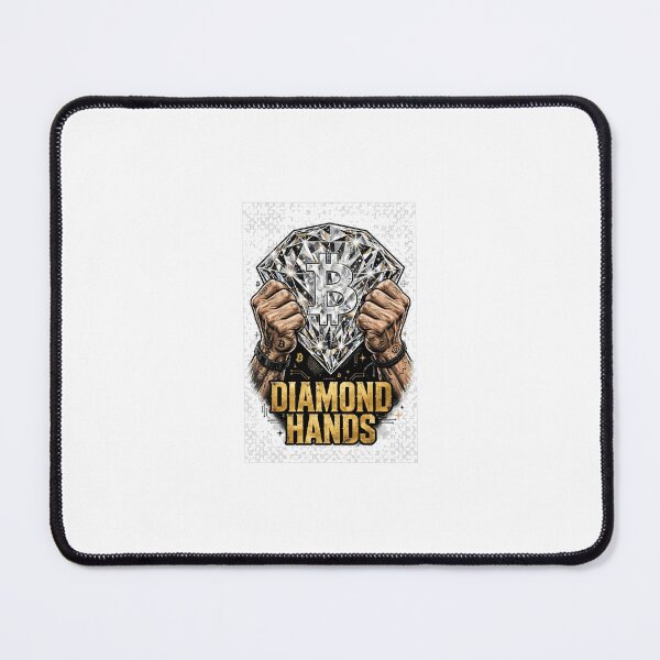 Item preview, Diamond Hands Bitcoin Shirt - Crypto HODL Meme Design designed and sold by boussad78.