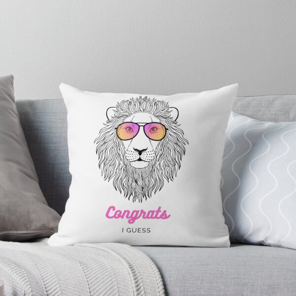 Item preview, Congrats I Guess Cool Lion designed and sold by MamishArt.