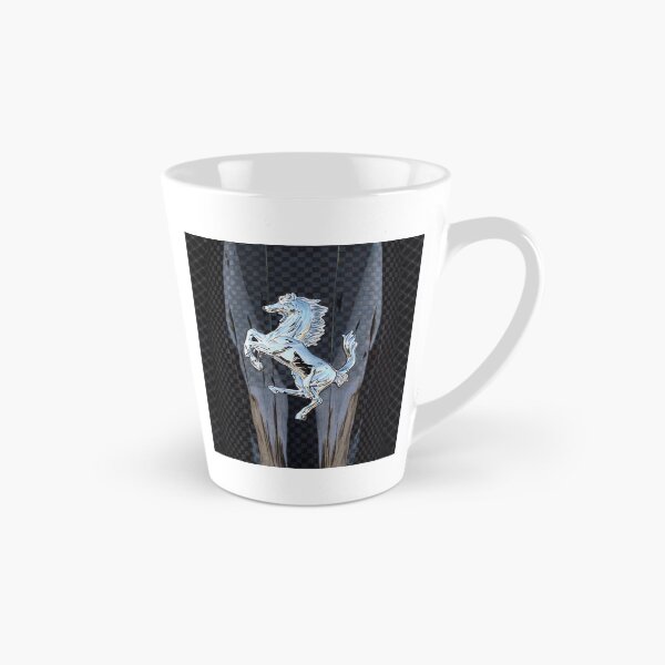 Item preview, Chrome Prancing Stallion & Carbon Fiber - Hand-Drawn Art designed and sold by Jason Bylsma.