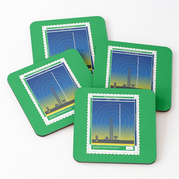 Item preview, Radiobras Radio Nacional do Brasil Rodeador 11780 kHz SWL Stamp 1976–2007 designed and sold by TribeGlyph.